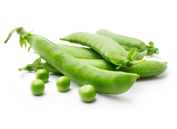 신선한 녹색 완두콩 깍 지 절연 — 스톡 사진