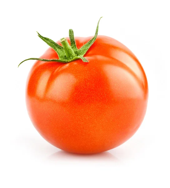 Red tomato vegetable isolated on white — Stock Photo, Image