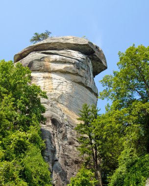 Chimney Rock near Asheville, North Carolina. clipart