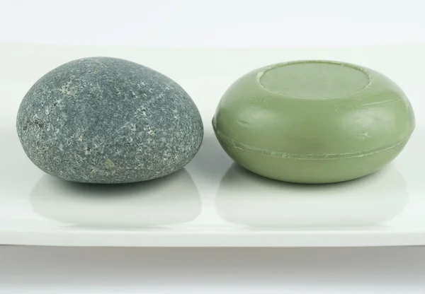 Soap and stone — Stock Photo, Image