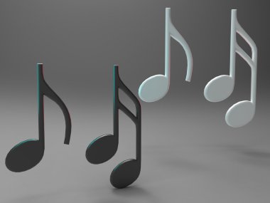 Music notes clipart