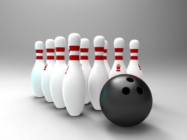 Bowling. clipart