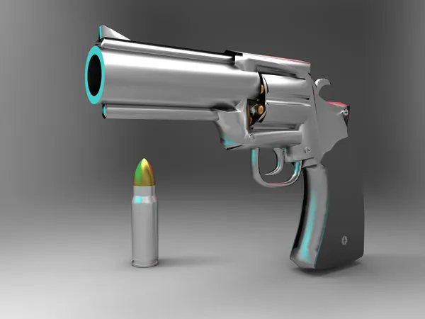 Pistolet pocisk — Zdjęcie stockowe