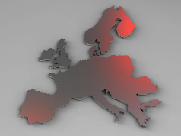 stock image Map of europe