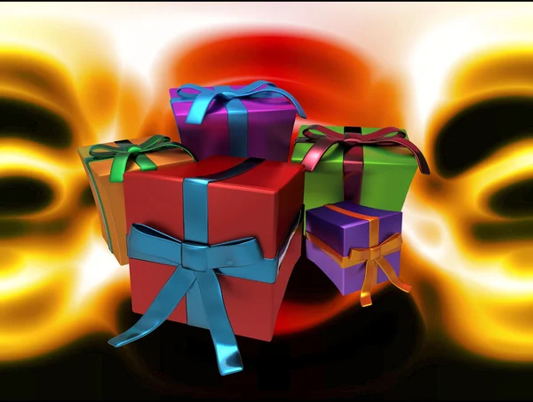 Geschenkpakete — Stockfoto