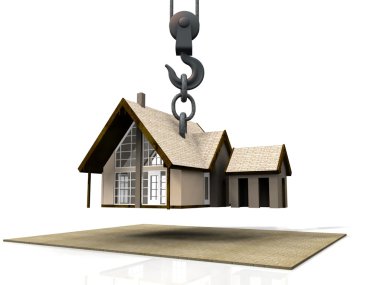 House on a hook clipart