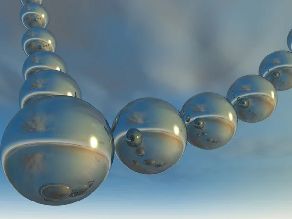 Bubbels in de hemel — Stockfoto