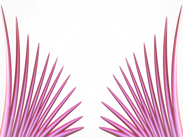 Абстрактний 3d фон з рожевими лініями — стокове фото