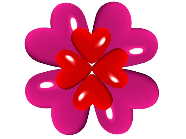 Illustration of hearts — Stock Photo, Image