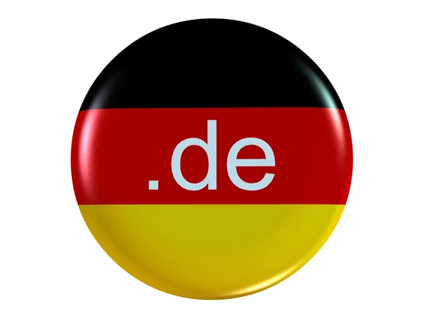 与德国国旗图标 — 图库照片