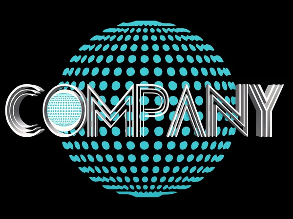 Logotipo da empresa — Fotografia de Stock