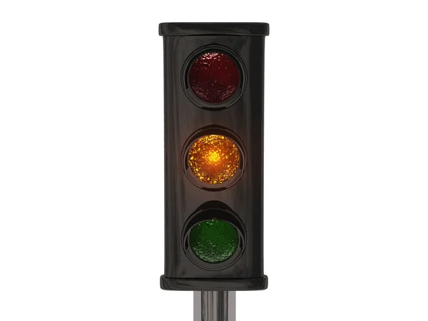 3d renderização semáforo — Fotografia de Stock
