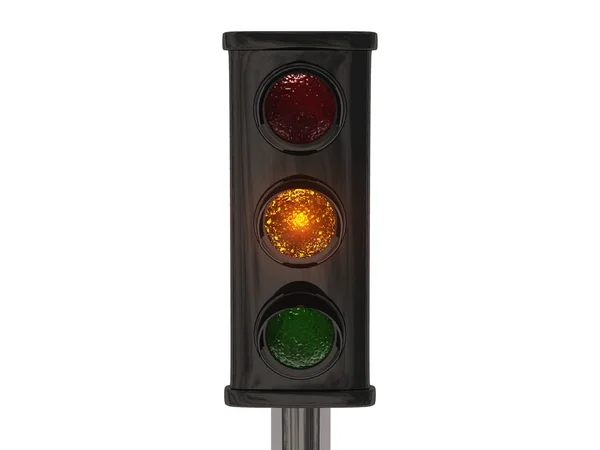 3D renderen traffic-light — Stockfoto