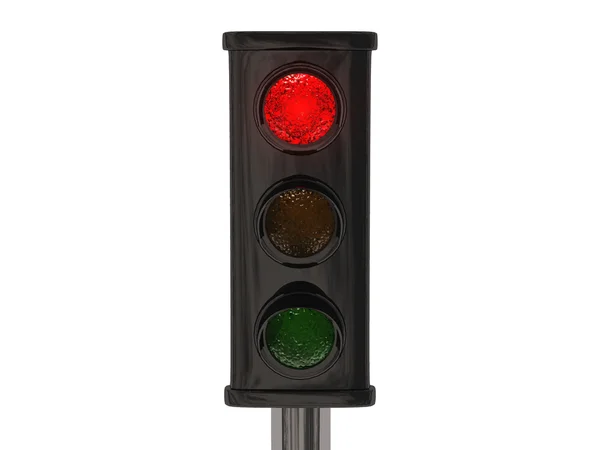 3d renderização semáforo — Fotografia de Stock
