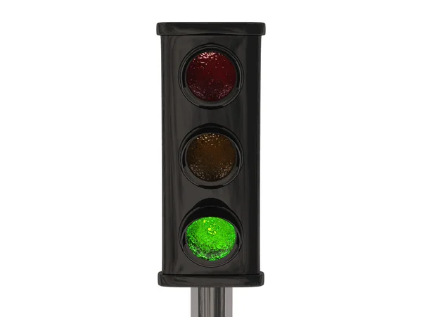 3D vykreslování semafor — Stock fotografie