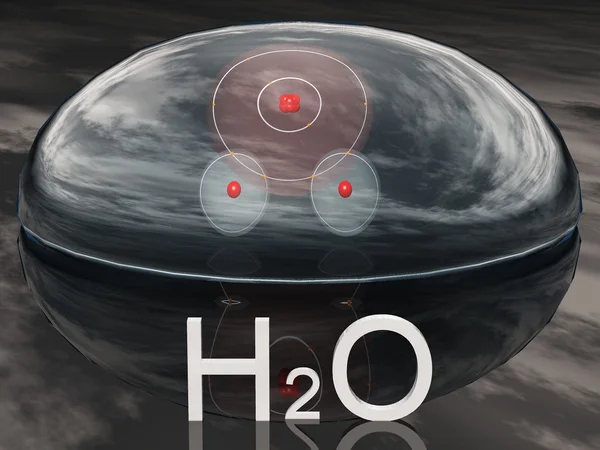 Molecole H2o — Foto Stock