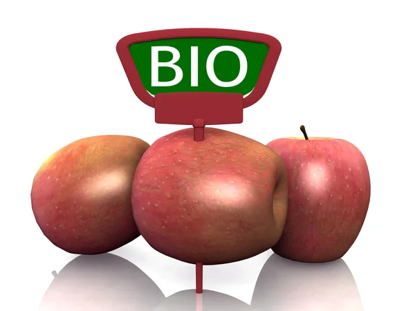 Pommes biologiques — Photo