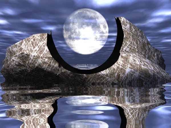 Лунный камень — стоковое фото
