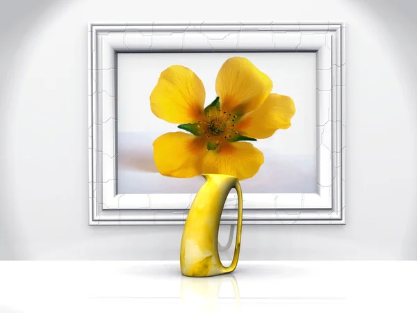 Cadru floral — Fotografie, imagine de stoc