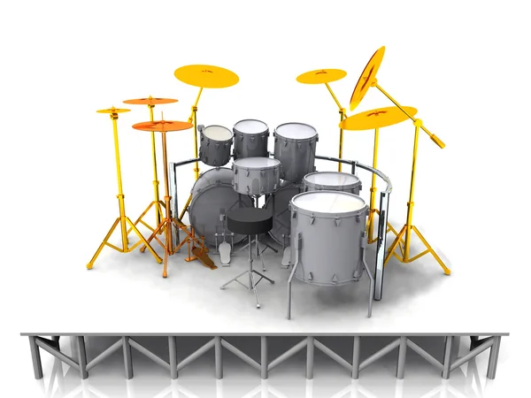 3d drums — Stock Photo, Image