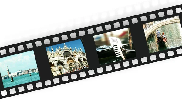 A film strip with pictures — Stock Photo, Image