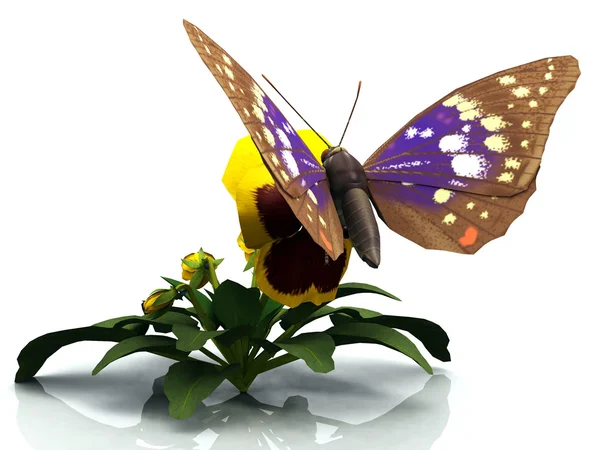 A borboleta — Fotografia de Stock