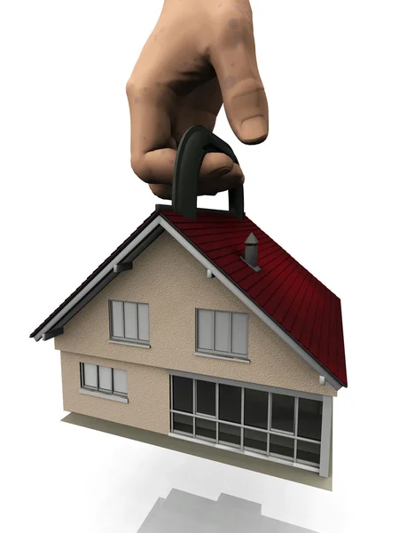 House in the hand — Stock Photo, Image