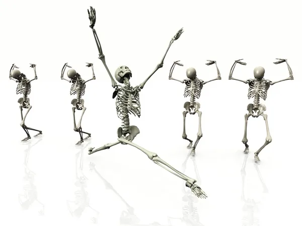 stock image Dancing Skeletons