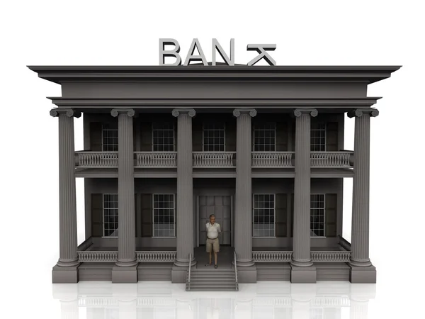 stock image The crash of the banks