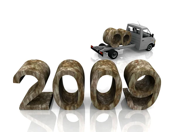 2008 bis 2009 — Stockfoto
