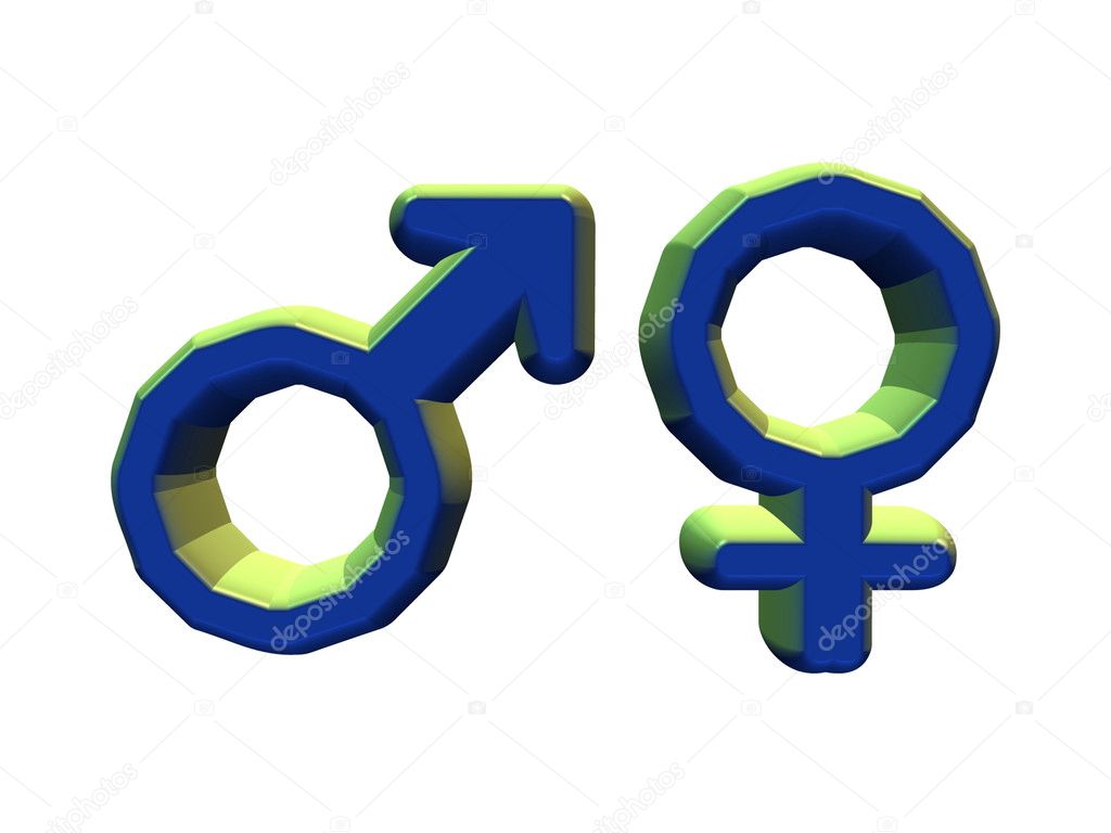 Symbol Men and Women. — Stock Photo © njaj #6593987