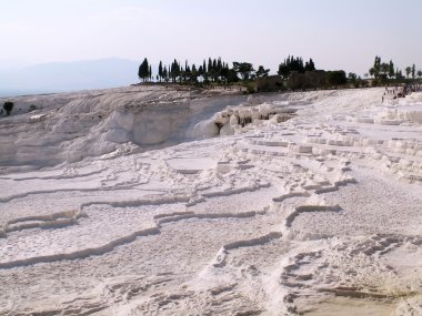 Türkiye'deki pamukkale kireçtaşı