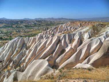 Eroded landscape of Cappadocia clipart