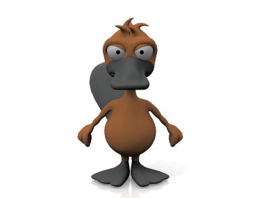 Illustration of a platypus clipart