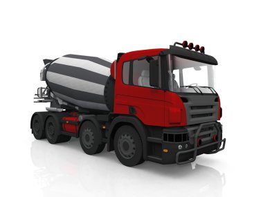 Concrete mixer clipart