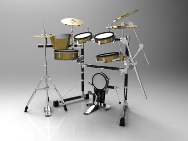 Drum kit clipart