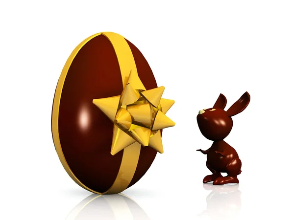 Coelho e ovo orientais — Fotografia de Stock