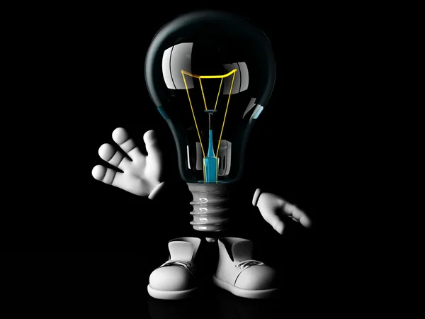 Mister light bulb — Stock Photo, Image