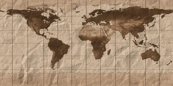 Карта Земли — стоковое фото