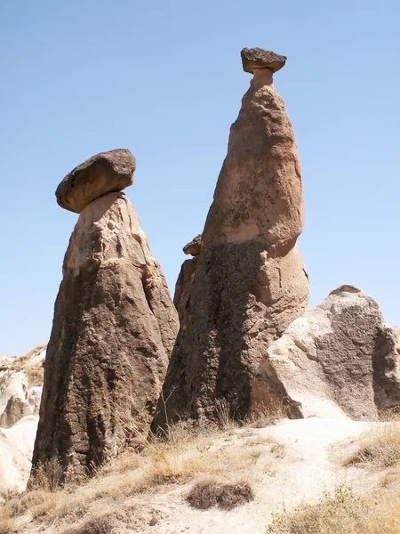 The fairy chimneys in Cappadocia — Stock Photo, Image