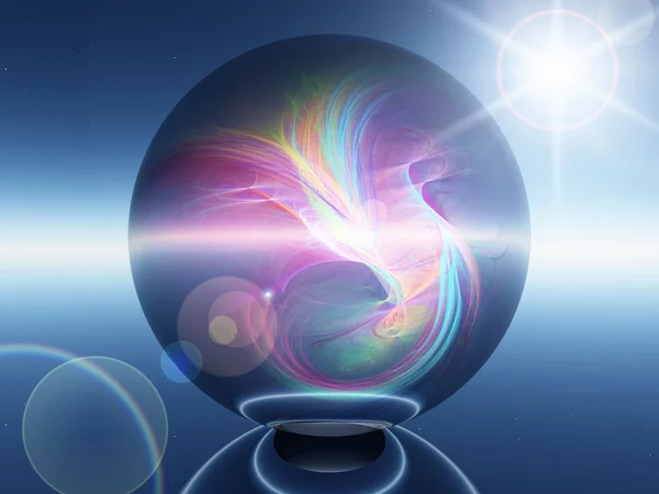 A buborék formájú, színes — Stock Fotó