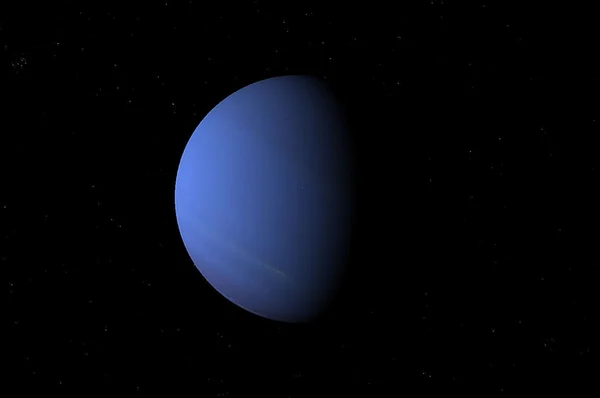 Uranus in de ruimte — Stockfoto