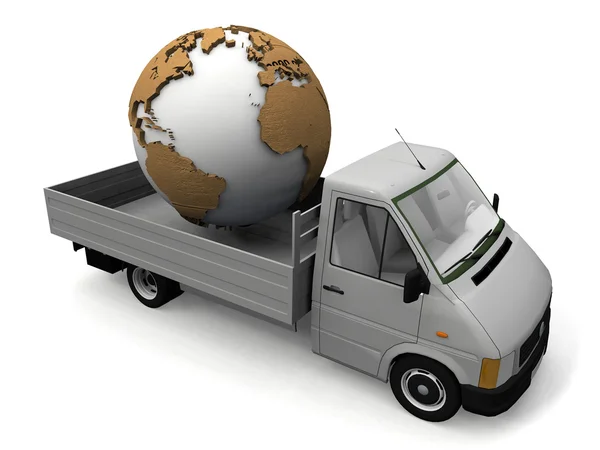 Transportation of the Earth — Stock Photo, Image