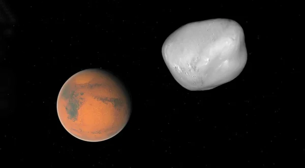 Mars ve deimos — Stok fotoğraf