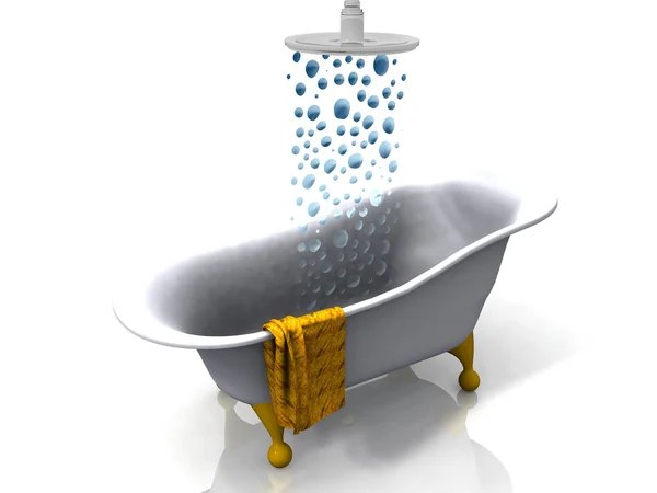 Retro bath — Stock Photo, Image