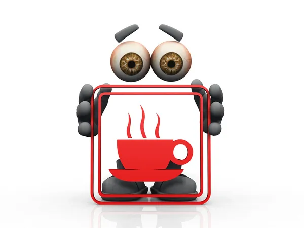 สัญลักษณ์กาแฟ — ภาพถ่ายสต็อก