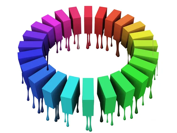 As cores do arco-íris — Fotografia de Stock