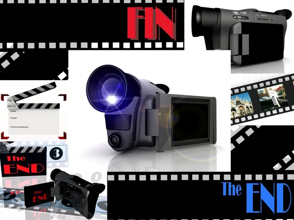 Imagens de filme e vídeo — Fotografia de Stock