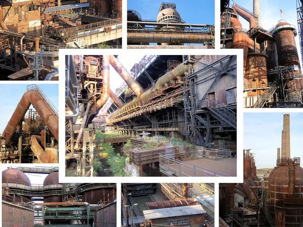 Stahlwerk — Stockfoto