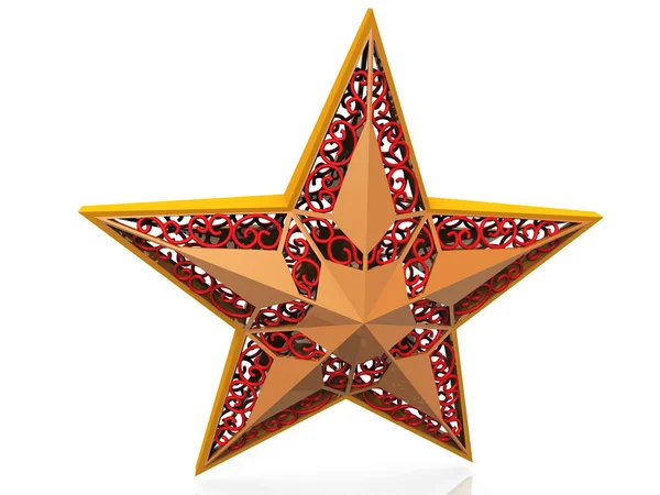 stock image Gold star